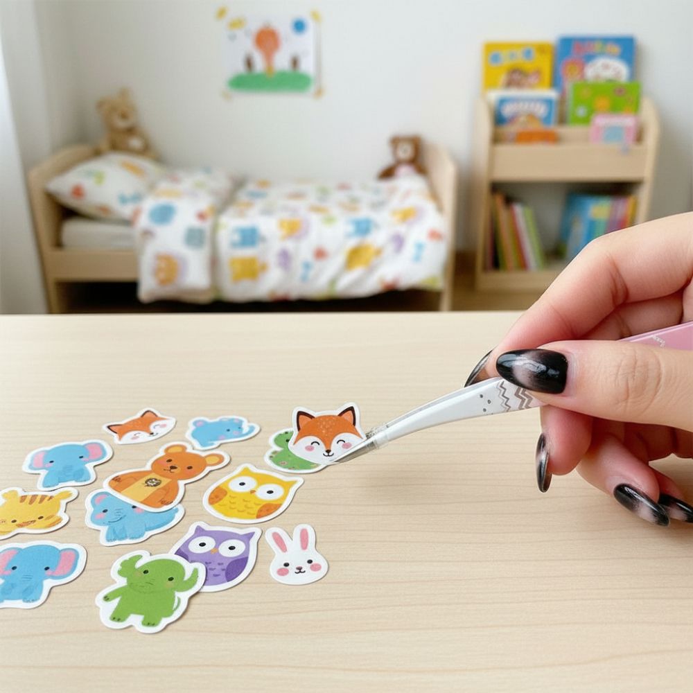Stainless Steel Curved Sticker - Lash Mapping Sticker recension och pris