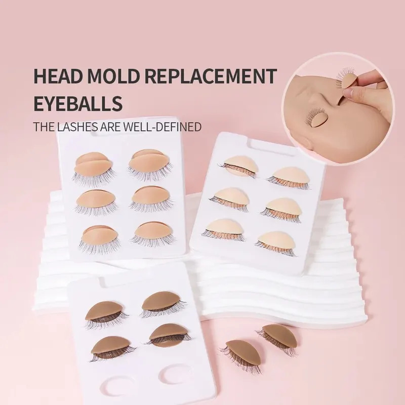 3Pairs/Set Replacement False E - Eyelash Extension Model recension och pris