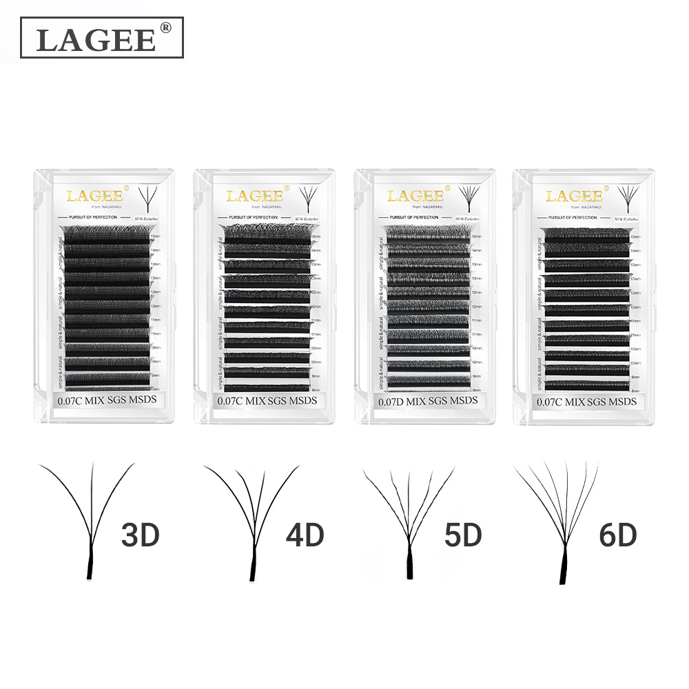 LAGEE 3D 4D 5D 6D W Shape Eyel - Eyelash Extension Course recension och pris